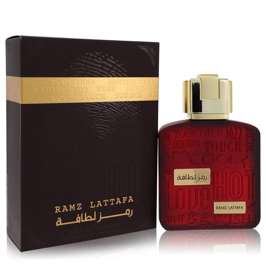 Lattafa Ramz Gold by Lattafa Eau De Parfum Spray (Unisex) 3.4 oz (Women)