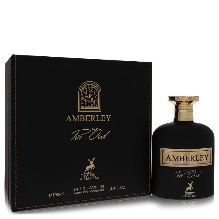 Maison Alhambra Amberley Pure Oud by Maison Alhambra Eau De Parfum Spray (Unisex) 3.4 oz (Women)