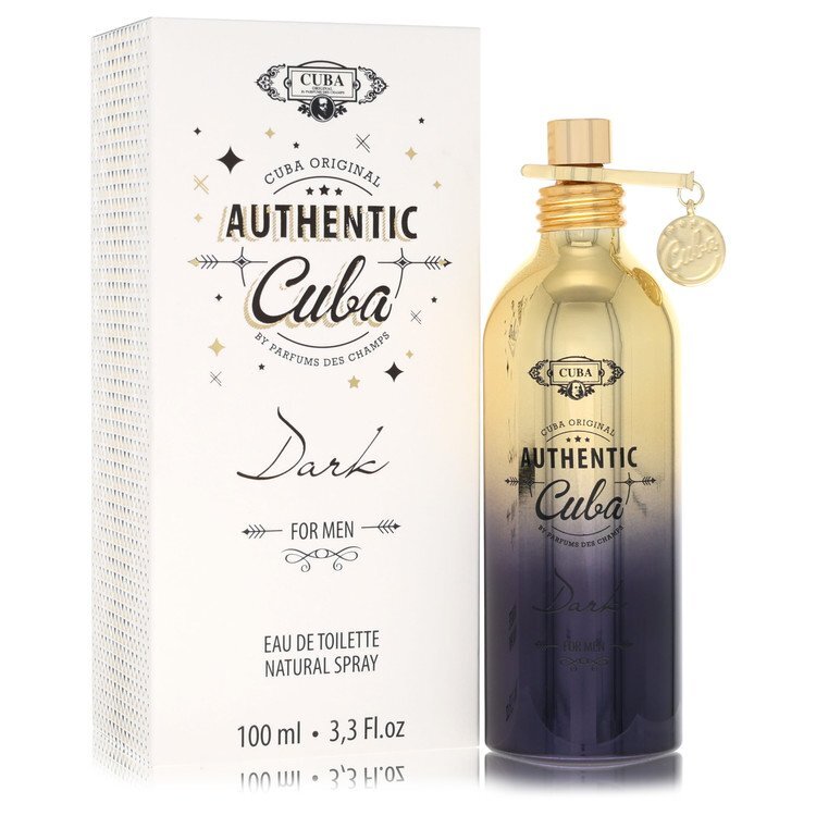 Cuba Authentic Dark by Fragluxe Eau De Toilette Spray 3.3 oz (Men)