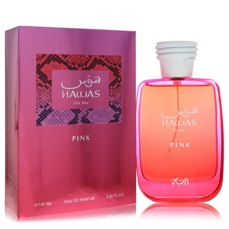 Hawas Pink by Rasasi Eau De Parfum Spray 3.38 oz (Women)