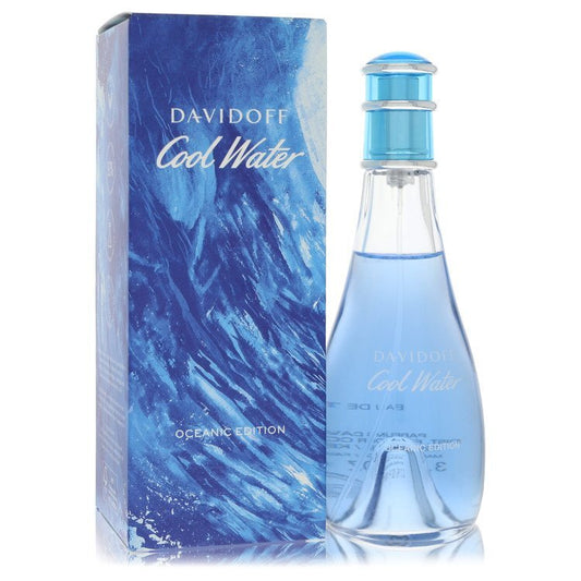 Cool Water Oceanic Edition by Davidoff Eau De Toilette Spray 3.3 oz (Women)